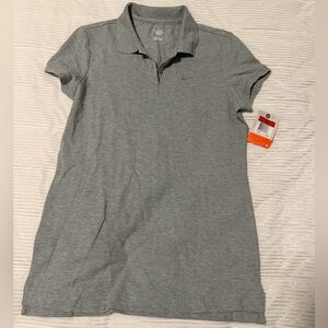 Nike Heather Gray Women's Polo Shirt